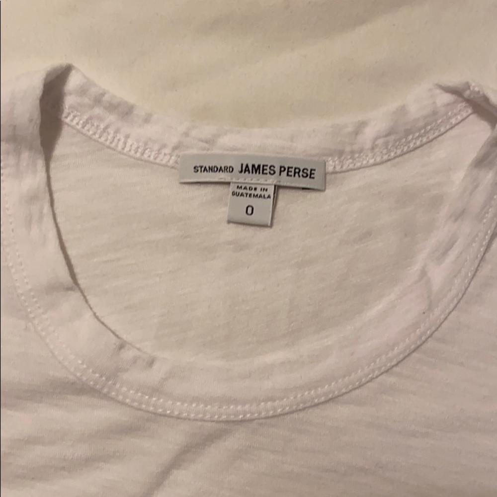NWT James Perse white shirt sleeve t-shirts